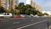 Из-за закрытия синей линии метрополитена на дорогах Митино образовались пробки